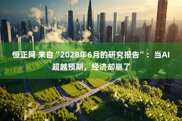 恒正网 来自“2028年6月的研究报告”：当AI超越预期，经济却崩了